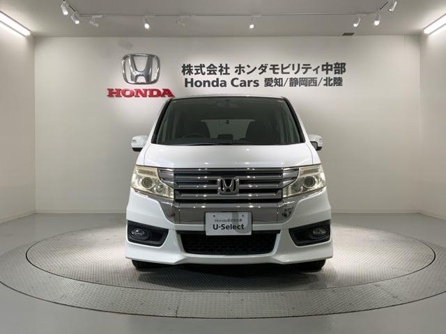 ステップワゴンスパーダ パワーエディション　１年保証　ナビＶＸＭ－１３５ＶＦＮｉ　ＴＶ　Ｒカメラ　ＣＤ録音　ＤＶＤ　ドラレコ　ＥＴＣ　ＨＩＤ　ＶＳＡ　アルミ　スマ－トキ－　スペアキ－　盗難防止装置　整備記録簿　ドアバイザ－　Ｗエアバッグ　ＡＡＣ（53枚目）