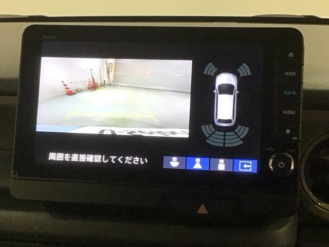 Ｎ－ＢＯＸジョイ ターボ　ＨＳＥＮＳＩＮＧ　２トーン　新車保証　試乗車　ワンオ－ナ－　ナビＬＸＵ－２４２ＮＢＩ　ＴＶ　Ｒカメラ　ＣＤ録音　ＢＴオーディオ　ＤＶＤ　シ－トヒ－タ－　ＥＴＣ　ＬＥＤライト　ＶＳＡ　両側電動ドア（7枚目）