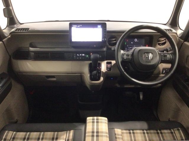 Ｎ－ＢＯＸジョイ ターボ　ＨＳＥＮＳＩＮＧ　２トーン　新車保証　試乗車　ワンオ－ナ－　ナビＬＸＵ－２４２ＮＢＩ　ＴＶ　Ｒカメラ　ＣＤ録音　ＢＴオーディオ　ＤＶＤ　シ－トヒ－タ－　ＥＴＣ　ＬＥＤライト　ＶＳＡ　両側電動ドア（9枚目）