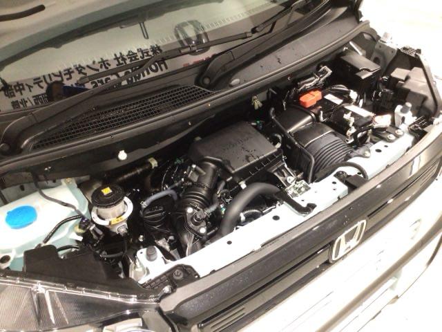 Ｎ－ＢＯＸジョイ ターボ　ＨＳＥＮＳＩＮＧ　２トーン　新車保証　試乗車　ワンオ－ナ－　ナビＬＸＵ－２４２ＮＢＩ　ＴＶ　Ｒカメラ　ＣＤ録音　ＢＴオーディオ　ＤＶＤ　シ－トヒ－タ－　ＥＴＣ　ＬＥＤライト　ＶＳＡ　両側電動ドア（44枚目）