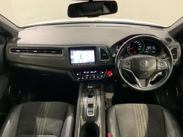 ヴェゼル ハイブリッドRS・ホンダセンシング 最長5年保証 ワンオーナー ナビVXM-197VFEI TV Rカメラ CD録音 BTオ-ディオ DVD ETC LEDライト VSA シートヒーター 電動シート クルコン アルミ フォグ スマキー(9枚目)