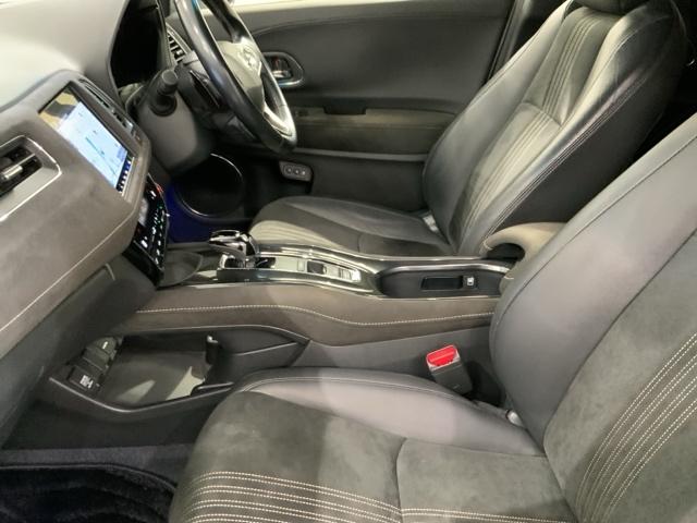 ヴェゼル ハイブリッドRS・ホンダセンシング 最長5年保証 ワンオーナー ナビVXM-197VFEI TV Rカメラ CD録音 BTオ-ディオ DVD ETC LEDライト VSA シートヒーター 電動シート クルコン アルミ フォグ スマキー(27枚目)