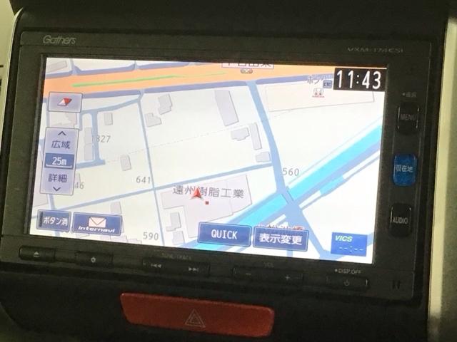 Ｎ－ＢＯＸカスタム ＧＳＳパッケージ　あんしんＰＫＧ　１年保証　ワンオーナー　ナビＶＸＭ－１７４ＣＳＩ　ＴＶ　Ｒカメラ　ＢＴオ－ディオ　シートヒーター　ＥＴＣ　ＨＩＤ　ＶＳＡ　両側電動ドア　アルミ　フォグ　スマートキー　盗難防止装置（5枚目）