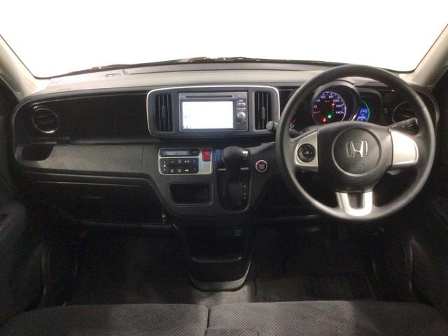 Ｎ－ＯＮＥ Ｇ・Ｌパッケージ　１年保証　ワンオ－ナ－　ナビＶＸＭ－１２８ＶＳ　ＴＶ　Ｒカメラ　ＤＶＤ　ＥＴＣ　ＨＩＤ　ＶＳＡ　スマ－トキ－　盗難防止装置　整備記録簿　ＡＡＣ　スペアキ－　ドアバイザ－　ベンチシ－ト　Ｗエアバッグ（7枚目）