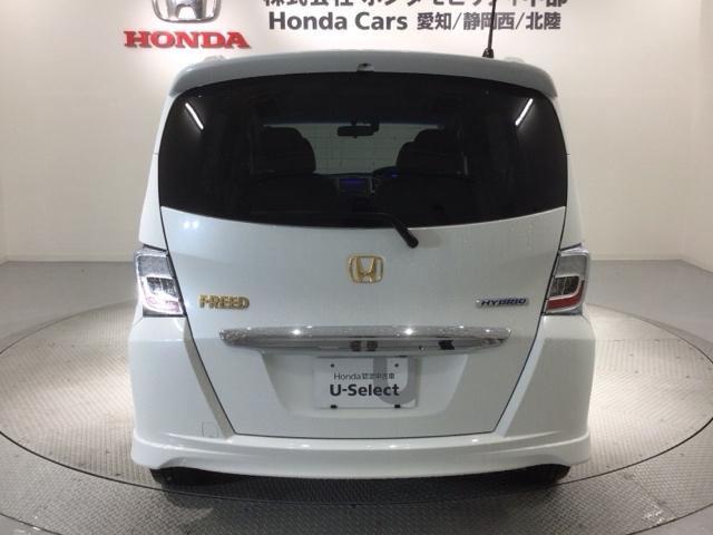 フリードハイブリッド ジャストセレクション　１年保証　ナビ　ＴＶ　Ｒカメラ　ＣＤ録音　ＢＴオ－ディオ　ＤＶＤ　ドラレコ　ＥＴＣ　ＨＩＤ　両側電動ドア　ＶＳＡ　クルコン　アルミ　スマ－トキ－　盗難防止装置　整備記録簿　ＡＡＣ　スペアキ－　地デジ（44枚目）