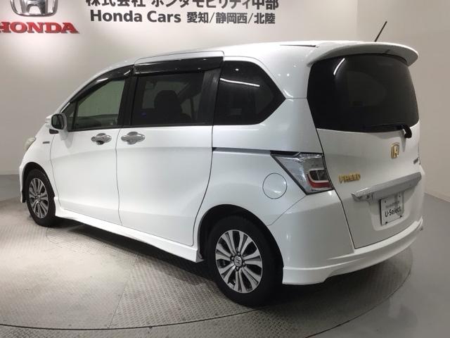 フリードハイブリッド ジャストセレクション　１年保証　ナビ　ＴＶ　Ｒカメラ　ＣＤ録音　ＢＴオ－ディオ　ＤＶＤ　ドラレコ　ＥＴＣ　ＨＩＤ　両側電動ドア　ＶＳＡ　クルコン　アルミ　スマ－トキ－　盗難防止装置　整備記録簿　ＡＡＣ　スペアキ－　地デジ（51枚目）