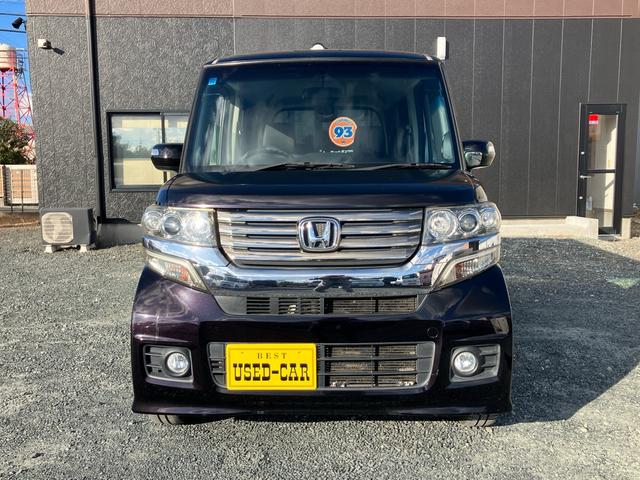 N-BOXカスタム G・Lパッケージ 車検R9年11月/地デジTVナビ/Bluetooth対応/プッシュスタート/スマートキー/オートエアコン/オートHIDライト/パワースライドドア/電格ミラー/純正AW/タイミングチェーン/フル装備/(2枚目)