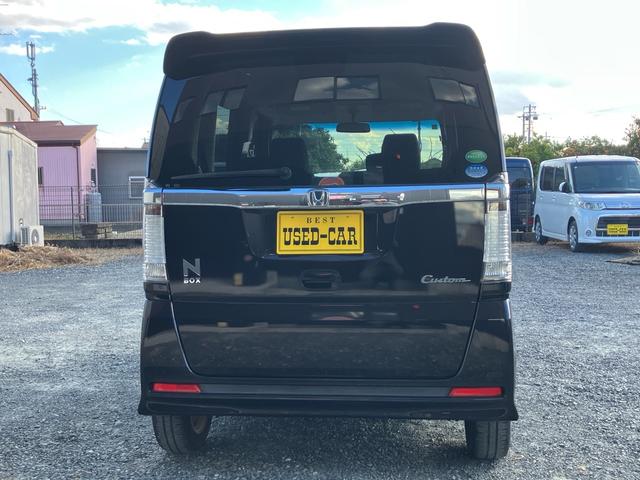 N-BOXカスタム G・Lパッケージ 車検R9年11月/地デジTVナビ/Bluetooth対応/プッシュスタート/スマートキー/オートエアコン/オートHIDライト/パワースライドドア/電格ミラー/純正AW/タイミングチェーン/フル装備/(16枚目)