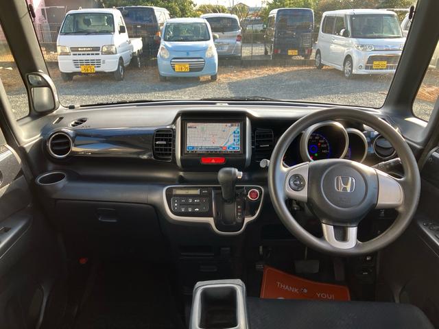 N-BOXカスタム G・Lパッケージ 車検R9年11月/地デジTVナビ/Bluetooth対応/プッシュスタート/スマートキー/オートエアコン/オートHIDライト/パワースライドドア/電格ミラー/純正AW/タイミングチェーン/フル装備/(28枚目)