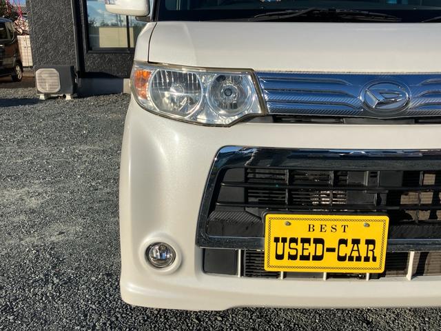 タント カスタムX ディスプレイオーディオ・Bluetooth対応・パワースライドドア・オートエアコン・HIDライト・スマートキー・車検整備付き・保証付き・インパネCVTシフト・タイミングチェーン・電格ミラー(4枚目)