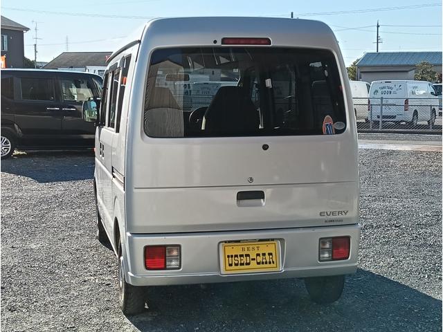 エブリイ PA タイヤ4本新品交換/車検令和9年3月/タイミングチェーン/インパネオートマチック/リモコンキー/レベライザー/パワーウィンドウ/スライドドア/(10枚目)