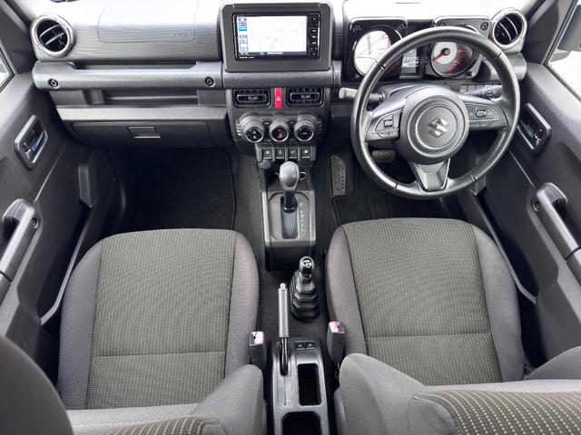 ジムニー ＸＣ　ワンオーナー　外ナビ　フルセグ　バックカメラ　ＬＥＤヘッドライト　ブレーキサポート　前席シートヒーター　ＥＴＣ　ドラレコ　ＤＶＤ　ＢＴオーディオ対応　クルコン　スマートキーＸ２　保証書　取説　記録簿（7枚目）