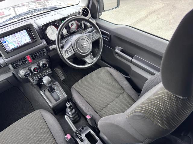 ジムニー ＸＣ　ワンオーナー　外ナビ　フルセグ　バックカメラ　ＬＥＤヘッドライト　ブレーキサポート　前席シートヒーター　ＥＴＣ　ドラレコ　ＤＶＤ　ＢＴオーディオ対応　クルコン　スマートキーＸ２　保証書　取説　記録簿（8枚目）