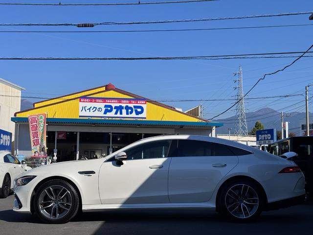 GT 4ドアクーペ 43 4マチック+ エクスクルーシブPKG サンルーフ 純正ナビ フルセグ パノラマカメラ スマートキーX2 ブルメスター ETC2.0 HUD レーダーセーフティ ベンチレーターシート LEDヘッドライト 保 取説(4枚目)