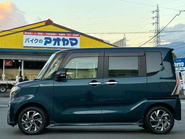 タント カスタムＸセレクション　純正ナビ　フルセグ　ハーフレザーシート　スマアシ　スマートキーＸ２　両側Ｐスラ　シートヒーター　ＬＥＤヘッド　フォグ　アイドリングストップ　ＤＶＤ再生　ＢＴオーディオ対応　保証書　取説　スペアキー（4枚目）