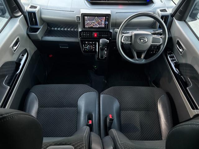 タント カスタムＸセレクション　純正ナビ　フルセグ　ハーフレザーシート　スマアシ　スマートキーＸ２　両側Ｐスラ　シートヒーター　ＬＥＤヘッド　フォグ　アイドリングストップ　ＤＶＤ再生　ＢＴオーディオ対応　保証書　取説　スペアキー（7枚目）