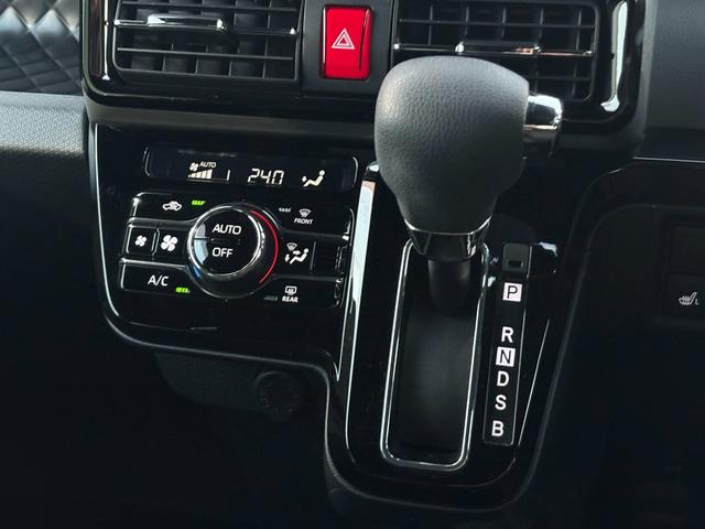 タント カスタムＸセレクション　純正ナビ　フルセグ　ハーフレザーシート　スマアシ　スマートキーＸ２　両側Ｐスラ　シートヒーター　ＬＥＤヘッド　フォグ　アイドリングストップ　ＤＶＤ再生　ＢＴオーディオ対応　保証書　取説　スペアキー（18枚目）