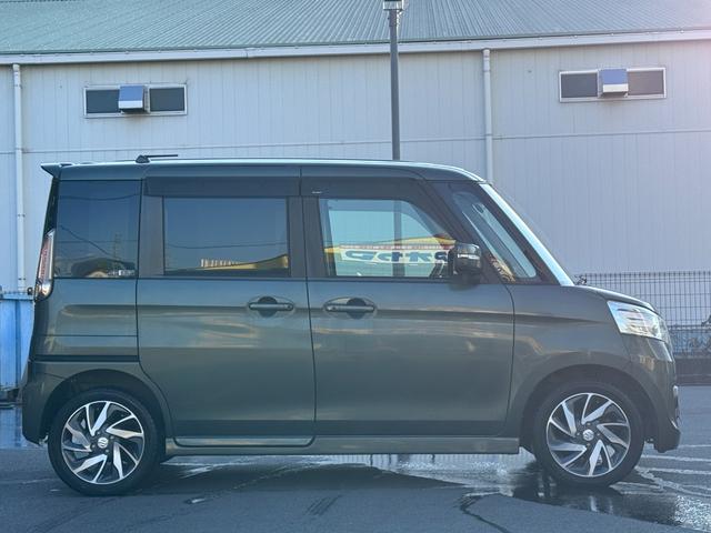 スペーシアカスタム ＴＳ　外ナビ　フルセグ　両側Ｐスラ　アイドリングストップ　ＨＩＤヘッドライト　純正１５ＡＷ　スマートキーＸ２　Ｈ２８年から毎年ディーラー整備記録簿　保証書　取説　スペアキー（3枚目）