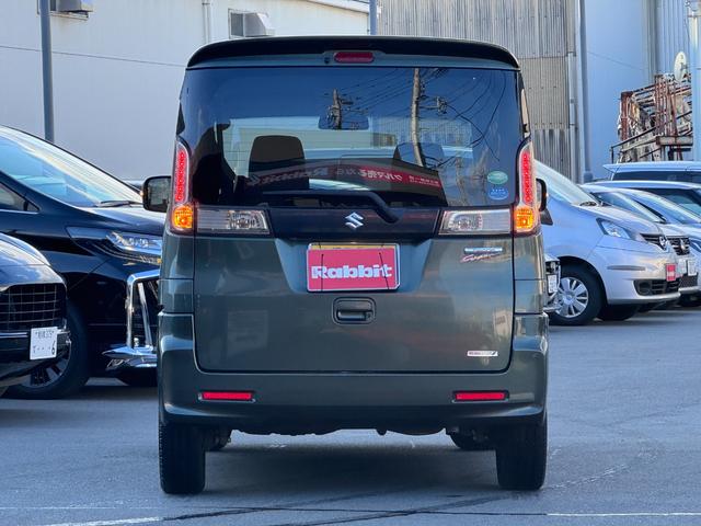 スペーシアカスタム ＴＳ　外ナビ　フルセグ　両側Ｐスラ　アイドリングストップ　ＨＩＤヘッドライト　純正１５ＡＷ　スマートキーＸ２　Ｈ２８年から毎年ディーラー整備記録簿　保証書　取説　スペアキー（6枚目）