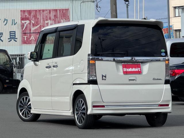 Ｎ－ＢＯＸカスタム Ｇ・ターボＬパッケージ　純正ナビ　フルセグ　両側パワースライドドア　ハーフレザーシート　プッシュスタート　バックカメラ　ブレーキサポート　ＤＶＤ再生　ＢＴオーディオ対応　ＨＩＤヘッドライト　前後ドラレコ　シートバックテーブル（5枚目）