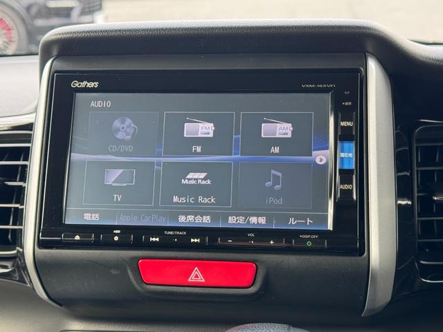 Ｎ－ＢＯＸカスタム Ｇ・ターボＬパッケージ　純正ナビ　フルセグ　両側パワースライドドア　ハーフレザーシート　プッシュスタート　バックカメラ　ブレーキサポート　ＤＶＤ再生　ＢＴオーディオ対応　ＨＩＤヘッドライト　前後ドラレコ　シートバックテーブル（10枚目）