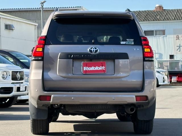 ランドクルーザープラド TX Lパッケージ マットブラックエディション ワンオーナー 純正9型ナビ フルセグ BT対応 DVD再生 セーフティセンス バックカメラ ベージュ革シート シートベンチレーション サンルーフ ルーフレール 純正18AW ETC スマートキーX2(6枚目)