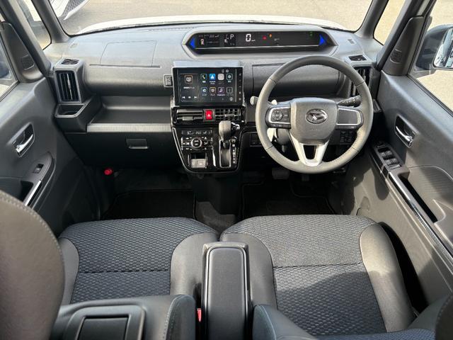 タント カスタムRS 法人1オーナー 9インチディスプレイオーディオ フルセグ Bカメラ 両側パワースライドドア 前席シートヒーター ハーフレザーシート 純正フロアマット LEDヘッドライト フォグ エコアイドル(7枚目)