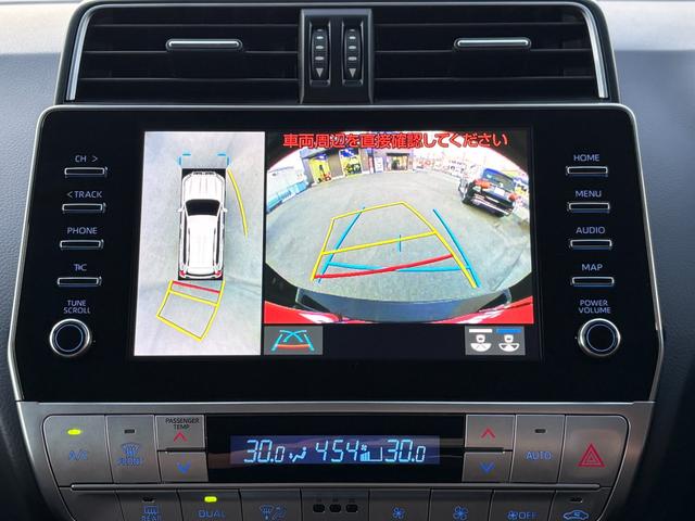 ランドクルーザープラド ＴＸ　Ｌパッケージ　マットブラックエディション　１オーナー　メーカーナビ　サンルーフ　パノラマカメラ　セーフティセンス　黒革シート　パワーシート　ルーフレール　シートヒーター　ドラレコ　ＥＴＣ２．０　スマートキーＸ２　ＢＴ対応　保証書　取説　記録簿（9枚目）