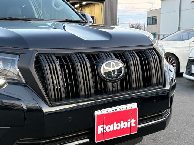 ランドクルーザープラド ＴＸ　Ｌパッケージ　マットブラックエディション　１オーナー　メーカーナビ　サンルーフ　パノラマカメラ　セーフティセンス　黒革シート　パワーシート　ルーフレール　シートヒーター　ドラレコ　ＥＴＣ２．０　スマートキーＸ２　ＢＴ対応　保証書　取説　記録簿（29枚目）