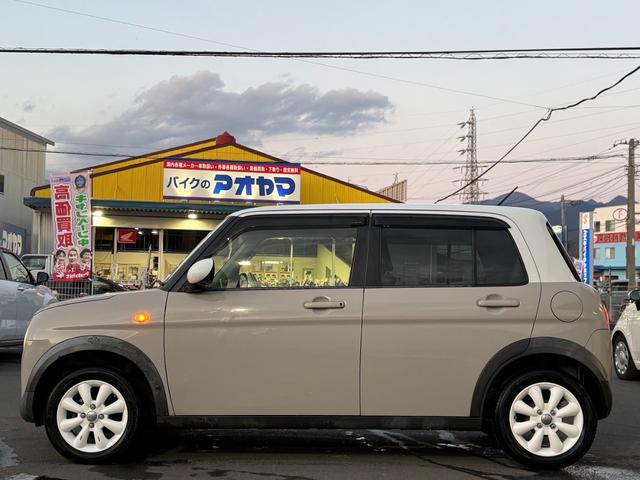 アルトラパン Ｓ　純正ナビ　フルセグ　ＢＴ対応　ＤＶＤ再生　パノラマカメラ　スズキセーフティ　シートヒーター　ＨＩＤヘッド　社外１４インチＡＷ　ＥＴＣ　スマートキーＸ２　保証書　取説　記録簿（4枚目）