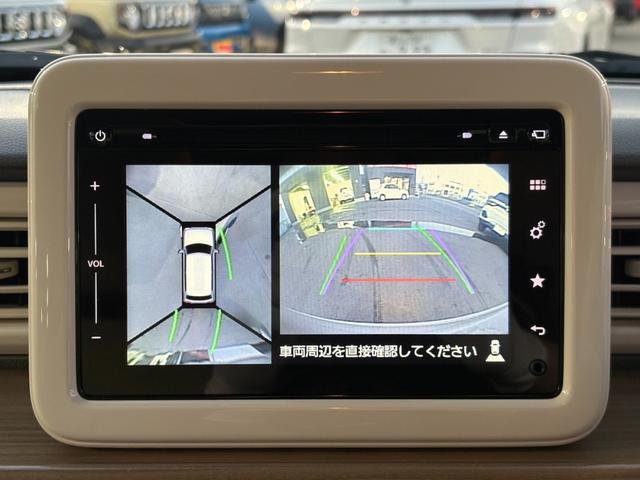 アルトラパン Ｓ　純正ナビ　フルセグ　ＢＴ対応　ＤＶＤ再生　パノラマカメラ　スズキセーフティ　シートヒーター　ＨＩＤヘッド　社外１４インチＡＷ　ＥＴＣ　スマートキーＸ２　保証書　取説　記録簿（18枚目）