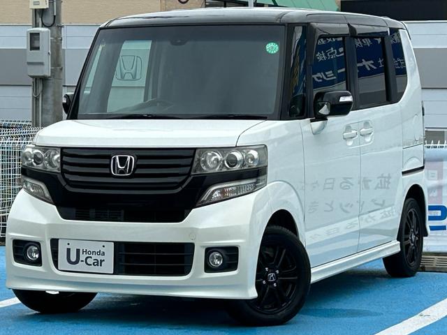 Ｎ－ＢＯＸカスタム ２トーンカラースタイルＧ・Ａパッケージ　ワンオーナー、ナビ、ｅｔｃ、バックカメラ付き　盗難防止装置　ＥＳＣ　ＥＴＣ付き　スマートキープッシュスタート　オートエアコン　アイドリングストップ　キーフリー　ベンチシート　ＡＢＳ　エアバッグ　地デジ（6枚目）