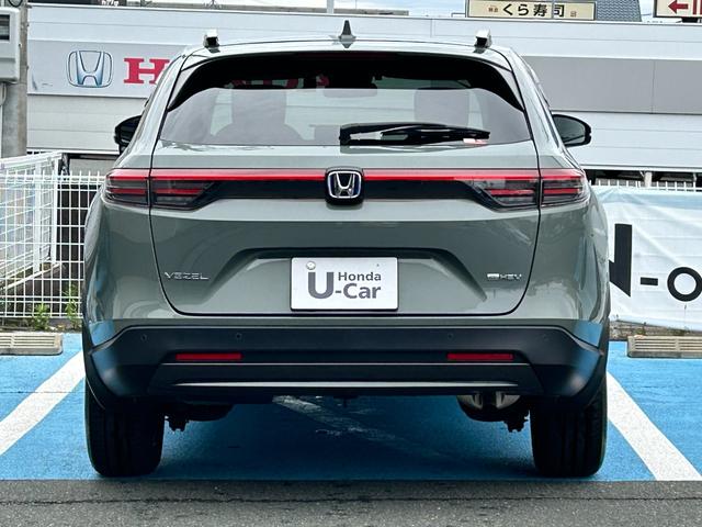 ヴェゼル ｅ：ＨＥＶＸ・ＨｕＮＴパッケージ　当社デモカー、禁煙車、９インチナビ、ドラレコ前後、ＥＴＣ、メーカー保証付き　盗難防止システム　アルミホイール　地デジフルセグ　サイドエアバッグ　Ｂカメラ　クリアランスソナー　横滑り防止機能　禁煙（11枚目）