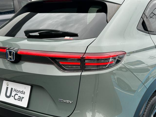 ヴェゼル ｅ：ＨＥＶＸ・ＨｕＮＴパッケージ　当社デモカー、禁煙車、９インチナビ、ドラレコ前後、ＥＴＣ、メーカー保証付き　盗難防止システム　アルミホイール　地デジフルセグ　サイドエアバッグ　Ｂカメラ　クリアランスソナー　横滑り防止機能　禁煙（16枚目）