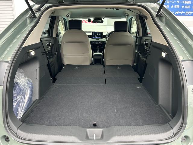 ヴェゼル ｅ：ＨＥＶＸ・ＨｕＮＴパッケージ　当社デモカー、禁煙車、９インチナビ、ドラレコ前後、ＥＴＣ、メーカー保証付き　盗難防止システム　アルミホイール　地デジフルセグ　サイドエアバッグ　Ｂカメラ　クリアランスソナー　横滑り防止機能　禁煙（56枚目）