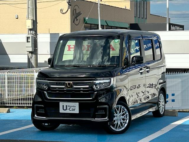 N-BOXカスタム Lターボ ワンオーナー、社外ナビ、バックカメラ、社外ドラレコ前後、保証1年付き 地デジチューナー 衝突軽減ブレーキサポート LEDヘッドライ 1オーナー 禁煙 アイドリングS ターボエンジン PS シートヒータ(5枚目)