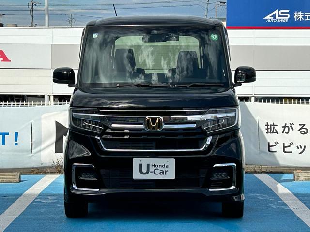 N-BOXカスタム Lターボ ワンオーナー、社外ナビ、バックカメラ、社外ドラレコ前後、保証1年付き 地デジチューナー 衝突軽減ブレーキサポート LEDヘッドライ 1オーナー 禁煙 アイドリングS ターボエンジン PS シートヒータ(7枚目)