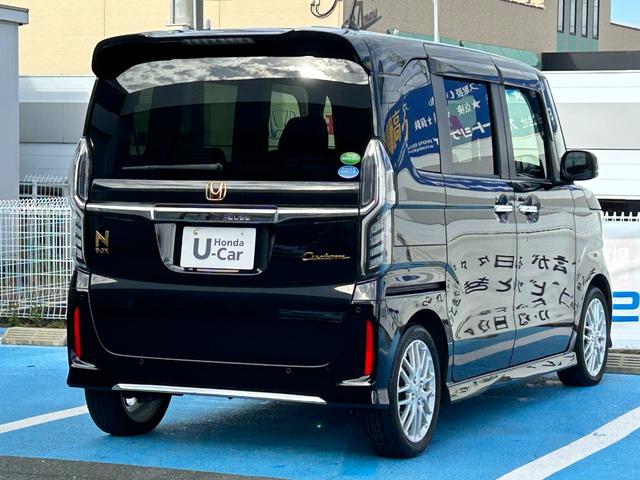 N-BOXカスタム Lターボ ワンオーナー、社外ナビ、バックカメラ、社外ドラレコ前後、保証1年付き 地デジチューナー 衝突軽減ブレーキサポート LEDヘッドライ 1オーナー 禁煙 アイドリングS ターボエンジン PS シートヒータ(11枚目)