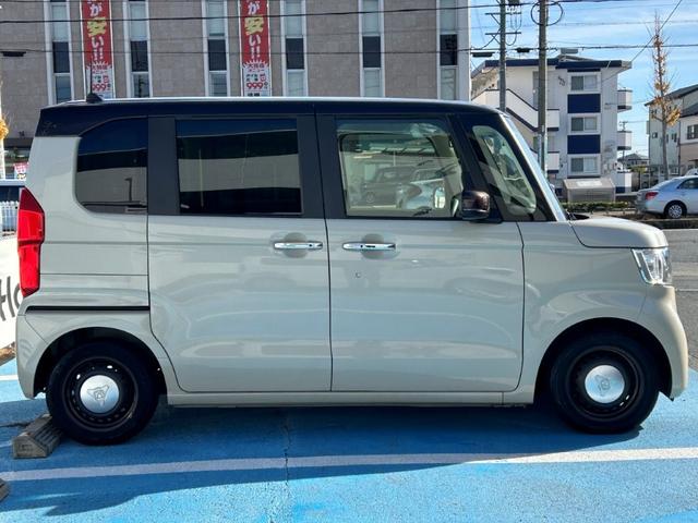 N-BOX G・Lホンダセンシング ワンオーナー、禁煙車、8インチナビ、ドラレコ前後、両側パワースライド、保証1年付き W電動ドア レーダブレーキ Sヒータ Aストップ ESC キーフリーシステム LEDライト フルセグ対応 バックM(9枚目)