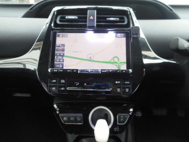 プリウス Sツーリングセレクション エアロ 9型TVナビ バックカメラ 黒革シート(11枚目)