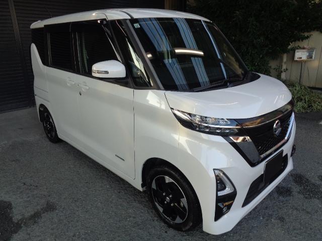 ルークス ハイウェイスター　Ｘ　禁煙車　純正９インチナビ／ＴＶ／ＤＶＤ／ＣＤ／Ｂｌｕｅｔｏｏｔｈ／ＳＤ再生　全方位モニター　ドラレコ　ＥＴＣ　パワスライドドア　ＬＥＤヘッドライト　クリアランスソナー　スマートキー２本（8枚目）