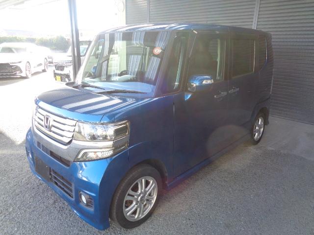 Ｎ－ＢＯＸカスタム Ｇ・Ｌパッケージ　禁煙車　カロッツェリアナビ／ＴＶ／ＣＤ／Ｂｌｕｅｔｏｏｔｈ　ＥＴＣ　左パワスライドドア　純正１４インチアルミ　ＨＩＤヘッドライト　ベンチシート　プッシュスタート　スマートキー２本（5枚目）