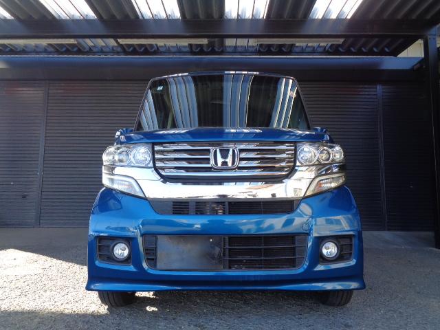 Ｎ－ＢＯＸカスタム Ｇ・Ｌパッケージ　禁煙車　カロッツェリアナビ／ＴＶ／ＣＤ／Ｂｌｕｅｔｏｏｔｈ　ＥＴＣ　左パワスライドドア　純正１４インチアルミ　ＨＩＤヘッドライト　ベンチシート　プッシュスタート　スマートキー２本（7枚目）