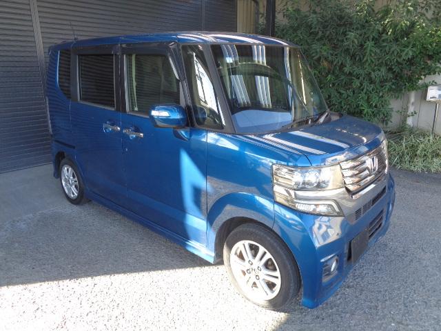 Ｎ－ＢＯＸカスタム Ｇ・Ｌパッケージ　禁煙車　カロッツェリアナビ／ＴＶ／ＣＤ／Ｂｌｕｅｔｏｏｔｈ　ＥＴＣ　左パワスライドドア　純正１４インチアルミ　ＨＩＤヘッドライト　ベンチシート　プッシュスタート　スマートキー２本（8枚目）