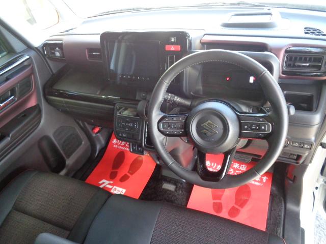スペーシアカスタム ハイブリッドXSターボ 4WD 禁煙車 純正メモリーナビ/TV/Bluetooth 全方位モニター 両側パワースライドドア純正15インチアルミ DOPグリル/ドアミラー/バックドアガーニッシュ スペアタイヤ スマートキー2本(3枚目)