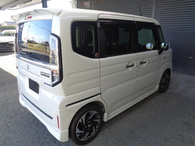 スペーシアカスタム ハイブリッドXSターボ 4WD 禁煙車 純正メモリーナビ/TV/Bluetooth 全方位モニター 両側パワースライドドア純正15インチアルミ DOPグリル/ドアミラー/バックドアガーニッシュ スペアタイヤ スマートキー2本(9枚目)