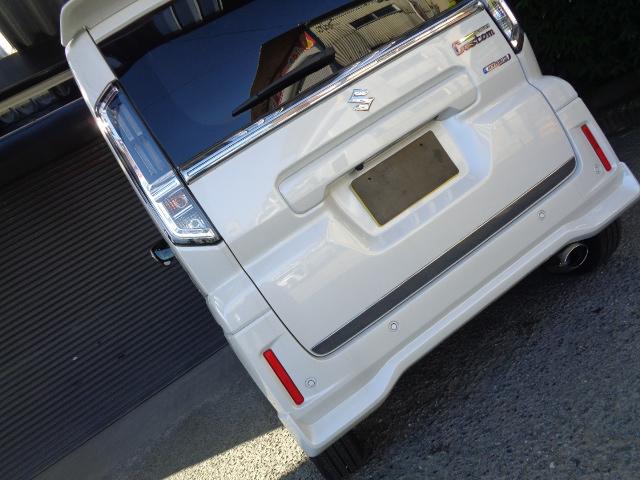 スペーシアカスタム ハイブリッドXSターボ 4WD 禁煙車 純正メモリーナビ/TV/Bluetooth 全方位モニター 両側パワースライドドア純正15インチアルミ DOPグリル/ドアミラー/バックドアガーニッシュ スペアタイヤ スマートキー2本(15枚目)