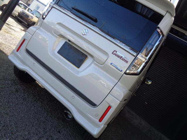 スペーシアカスタム ハイブリッドXSターボ 4WD 禁煙車 純正メモリーナビ/TV/Bluetooth 全方位モニター 両側パワースライドドア純正15インチアルミ DOPグリル/ドアミラー/バックドアガーニッシュ スペアタイヤ スマートキー2本(16枚目)