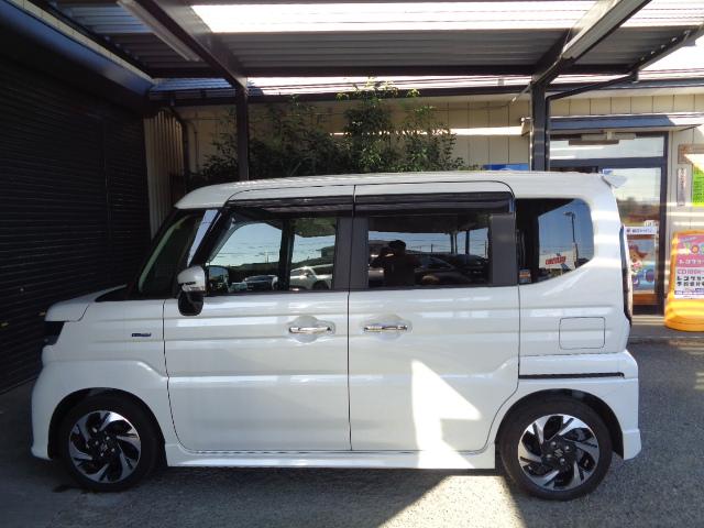 スペーシアカスタム ハイブリッドXSターボ 4WD 禁煙車 純正メモリーナビ/TV/Bluetooth 全方位モニター 両側パワースライドドア純正15インチアルミ DOPグリル/ドアミラー/バックドアガーニッシュ スペアタイヤ スマートキー2本(18枚目)