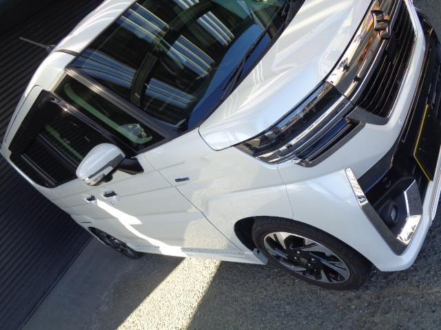 スペーシアカスタム ハイブリッドXSターボ 4WD 禁煙車 純正メモリーナビ/TV/Bluetooth 全方位モニター 両側パワースライドドア純正15インチアルミ DOPグリル/ドアミラー/バックドアガーニッシュ スペアタイヤ スマートキー2本(19枚目)